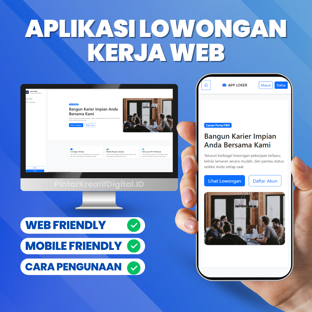 Aplikasi Lowongan Kerja Perusahaan Berbasis Web
