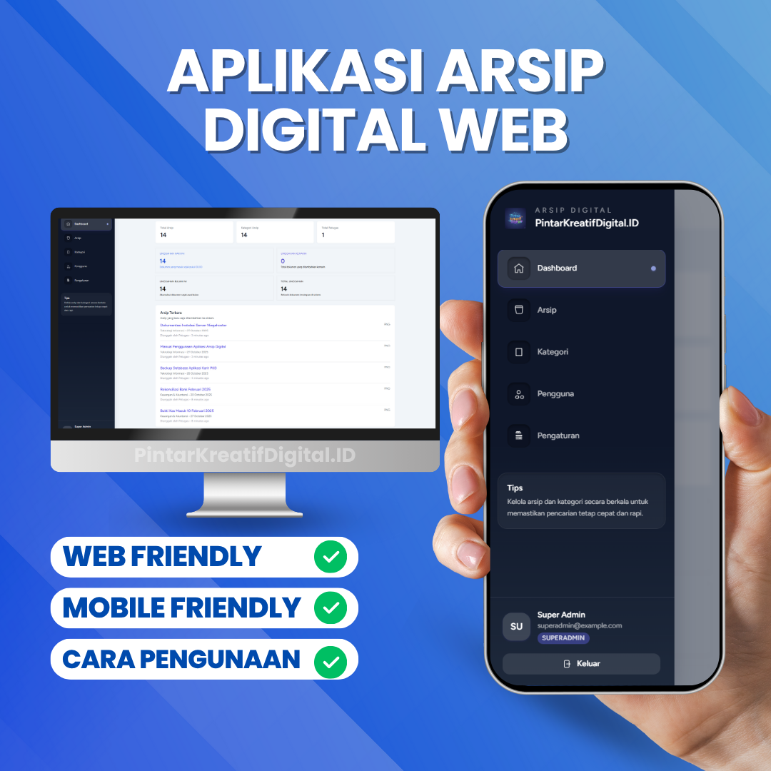 Aplikasi Surat Masuk Surat Keluar Berbasis Web Lengkap dengan Log Aktivitas