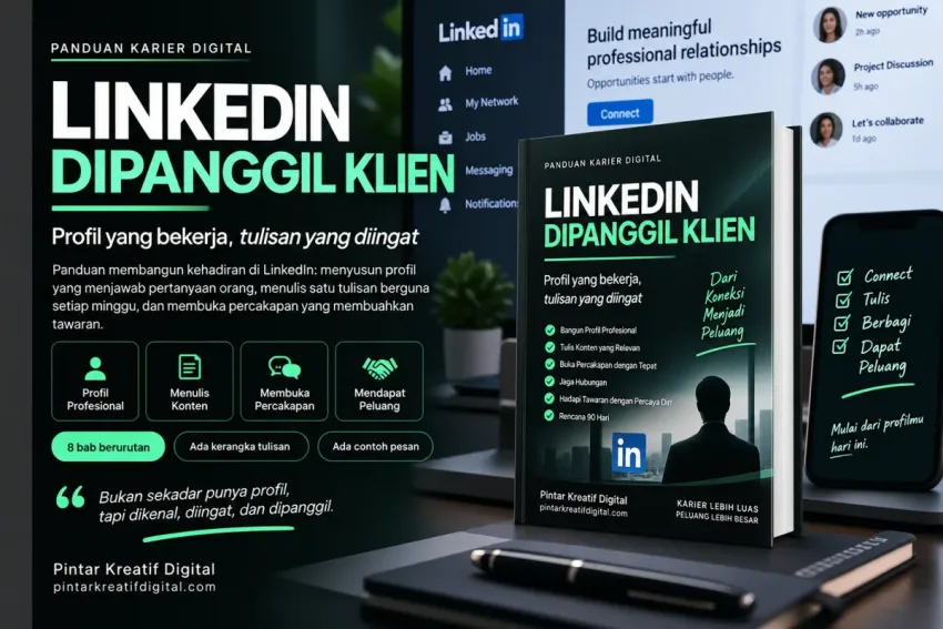 E-Book LinkedIn Dipanggil Klien: Panduan Praktis Membangun Profil hingga Mendapat Tawaran