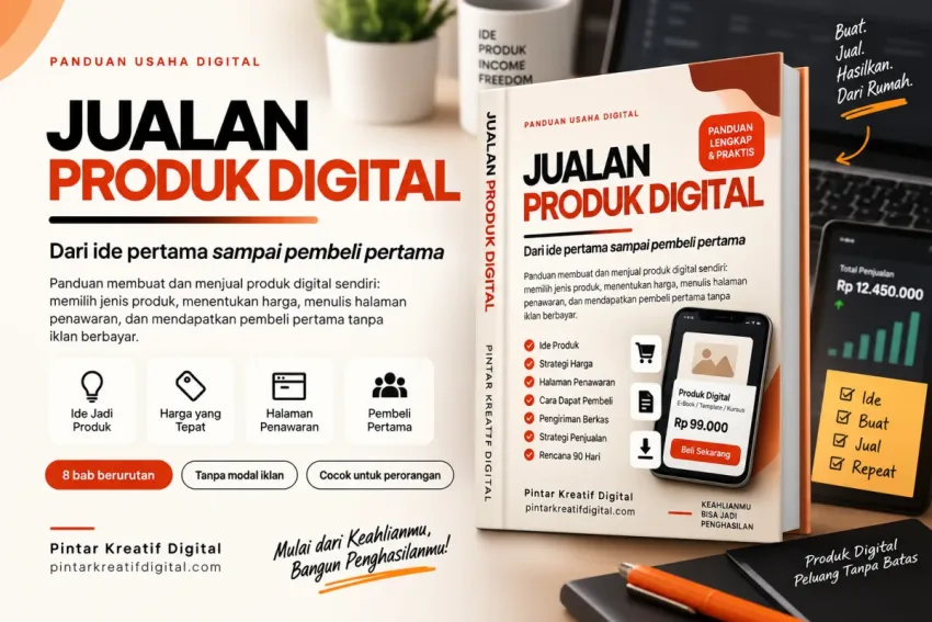 E-Book Freelancer Klien Pertama: Panduan Praktis Mengubah Keahlian Menjadi Penghasilan
